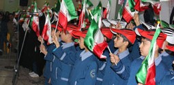 مراسم آغازین دهه فجر انقلاب اسلامی کمیته دانش‌آموزی برگزار شد